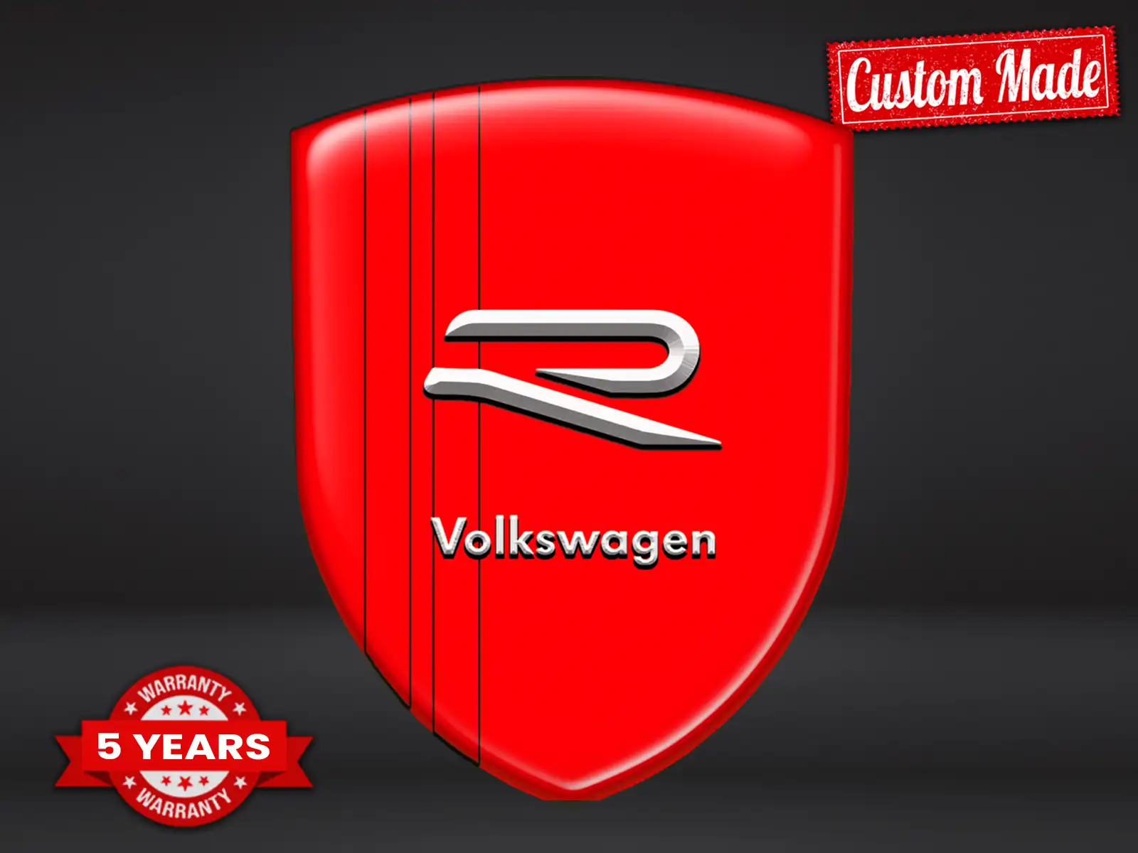 VW Custom Logo Stickers Durable Universal High Quality